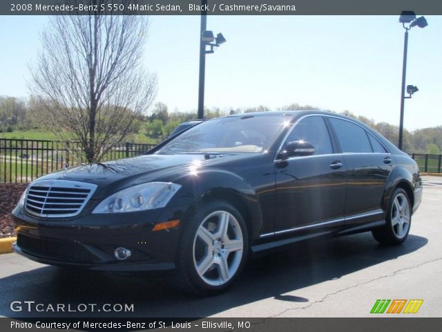 2008 Mercedes-Benz S 550 4Matic Sedan in Black