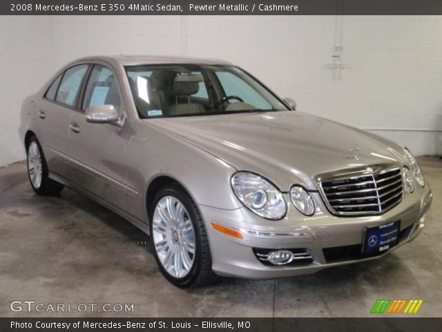 2008 Mercedes-Benz E 350 4Matic Sedan in Pewter Metallic