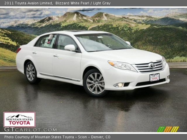 2011 Toyota Avalon Limited in Blizzard White Pearl