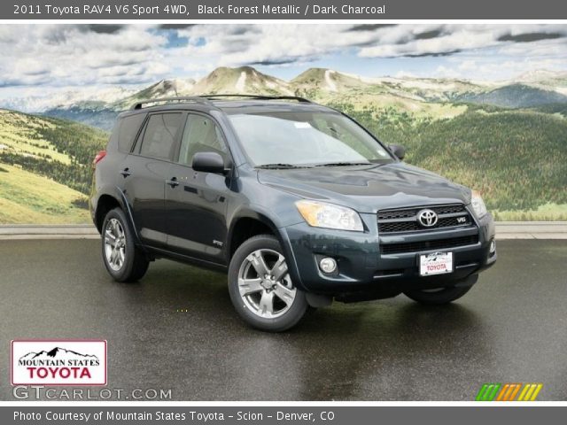 2011 Toyota RAV4 V6 Sport 4WD in Black Forest Metallic