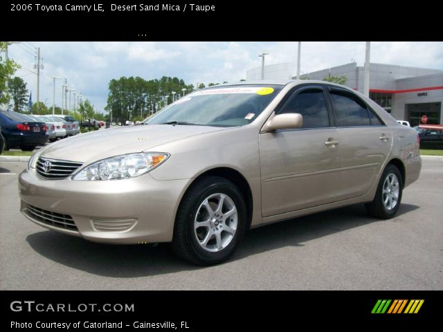 2006 Toyota Camry LE in Desert Sand Mica