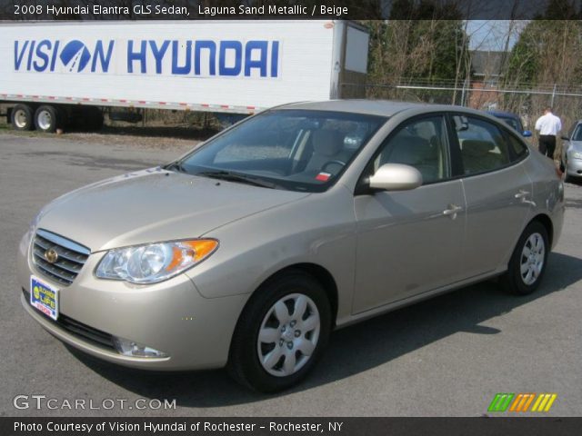2008 Hyundai Elantra GLS Sedan in Laguna Sand Metallic