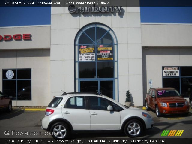 2008 Suzuki SX4 Crossover AWD in White Water Pearl