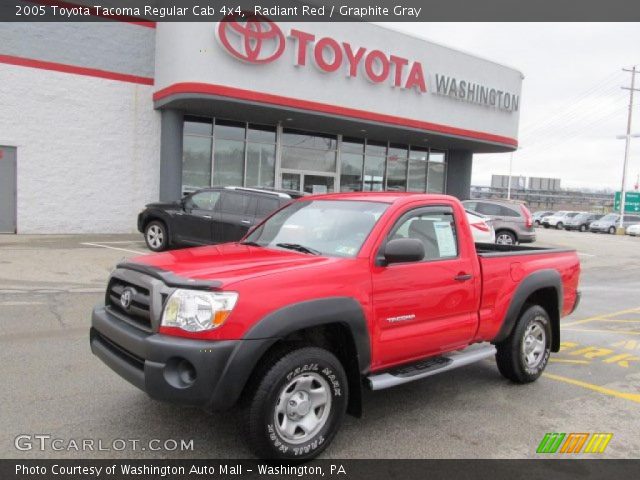 2005 Toyota Tacoma Regular Cab 4x4 in Radiant Red