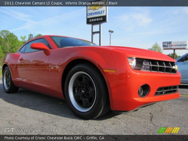 2011 Chevrolet Camaro LS Coupe in Inferno Orange Metallic