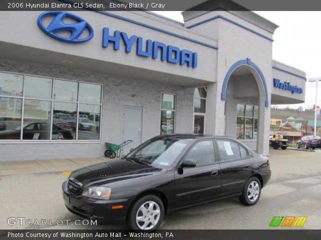 2006 Hyundai Elantra GLS Sedan in Ebony Black