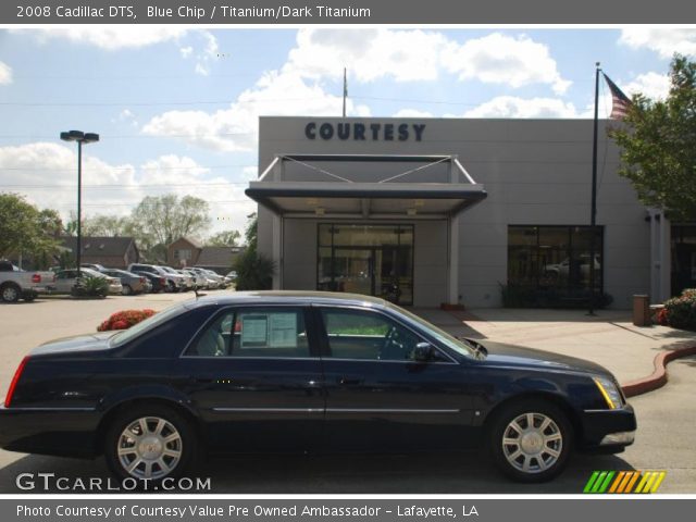 2008 Cadillac DTS  in Blue Chip