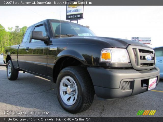 2007 Ford Ranger XL SuperCab in Black