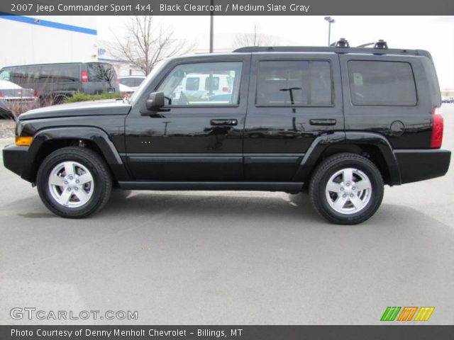 2007 Jeep Commander Sport 4x4 in Black Clearcoat