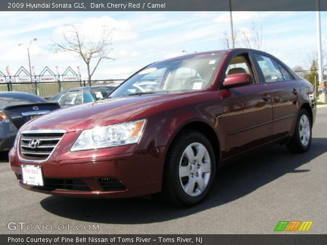 2009 Hyundai Sonata GLS in Dark Cherry Red