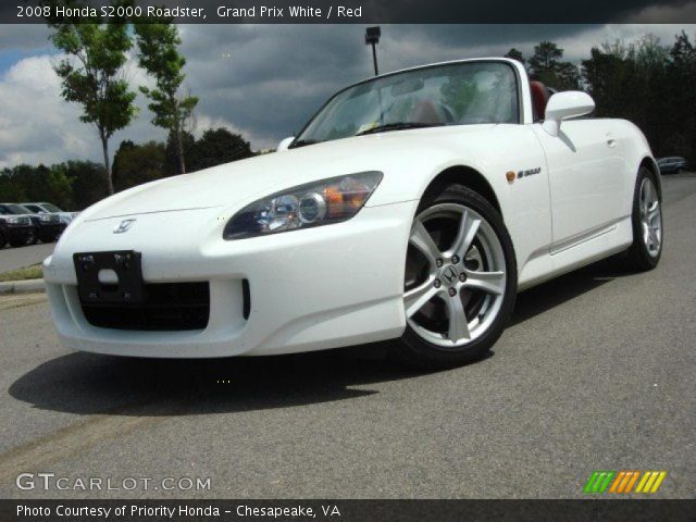 2008 Honda S2000 Roadster in Grand Prix White