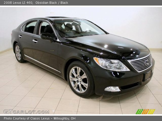 2008 Lexus LS 460 in Obsidian Black