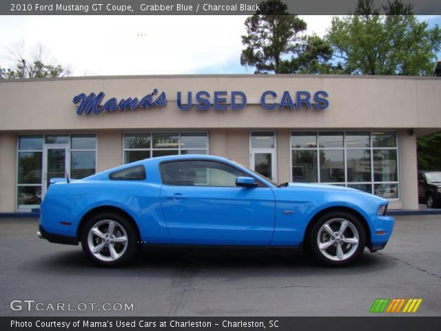 2010 Ford Mustang GT Coupe in Grabber Blue