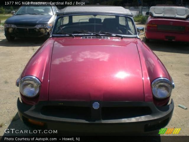 1977 MG MGB Roadster in Cardinal Red