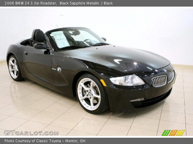 2006 BMW Z4 3.0si Roadster in Black Sapphire Metallic