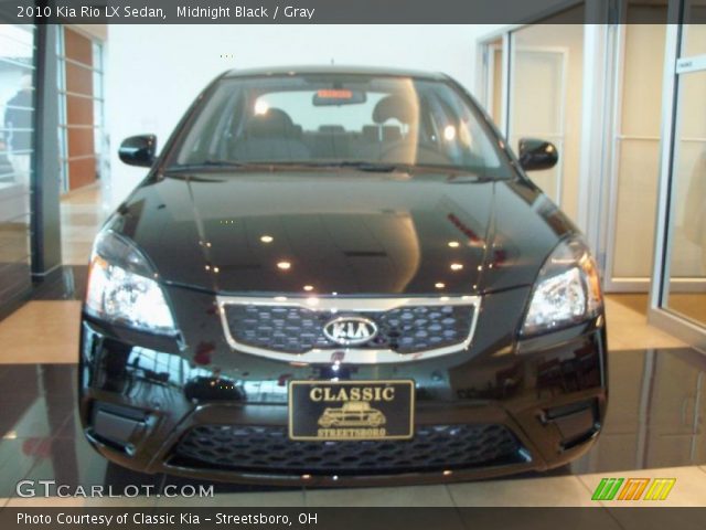 2010 Kia Rio LX Sedan in Midnight Black