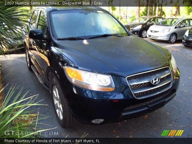 2007 Hyundai Santa Fe Limited in Deepwater Blue