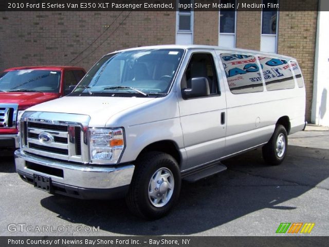 2010 Ford E Series Van E350 XLT Passenger Extended in Ingot Silver Metallic