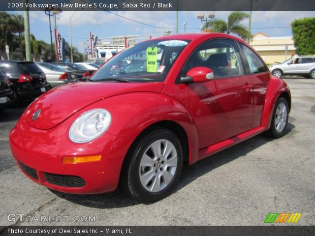 2008 Volkswagen New Beetle S Coupe in Salsa Red