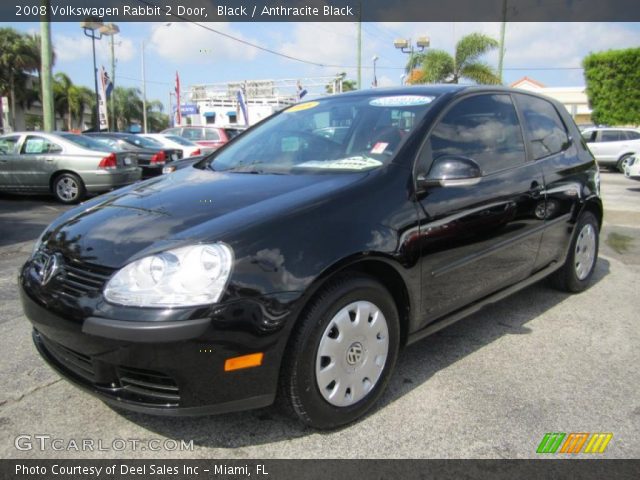2008 Volkswagen Rabbit 2 Door in Black