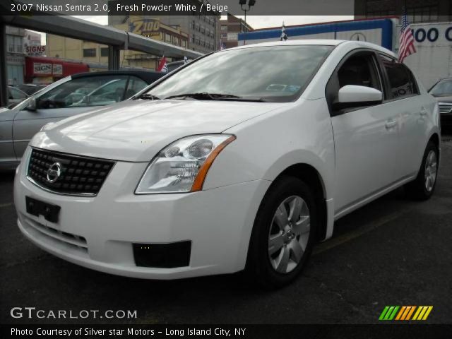 2007 Nissan Sentra 2.0 in Fresh Powder White