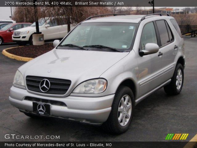 2000 Mercedes-Benz ML 430 4Matic in Brilliant Silver Metallic