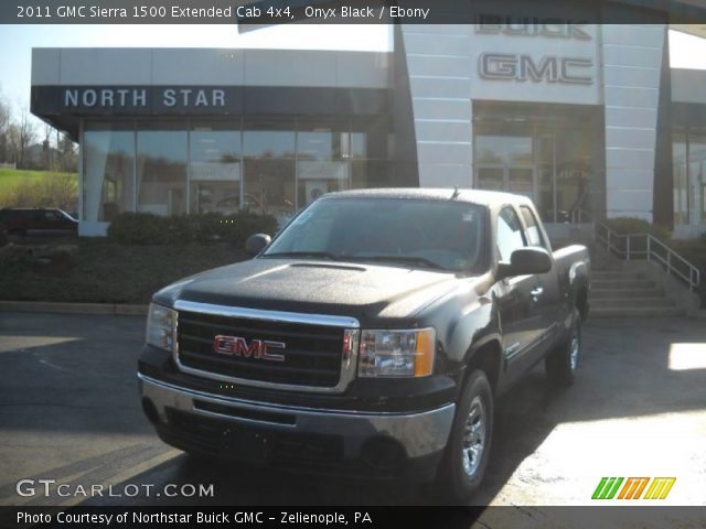 2011 GMC Sierra 1500 Extended Cab 4x4 in Onyx Black