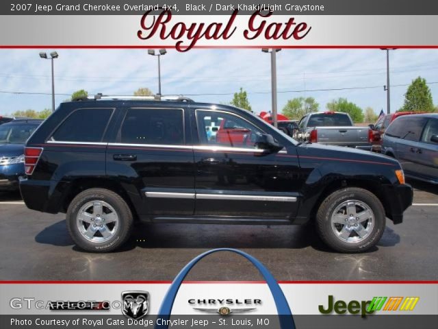 2007 Jeep Grand Cherokee Overland 4x4 in Black