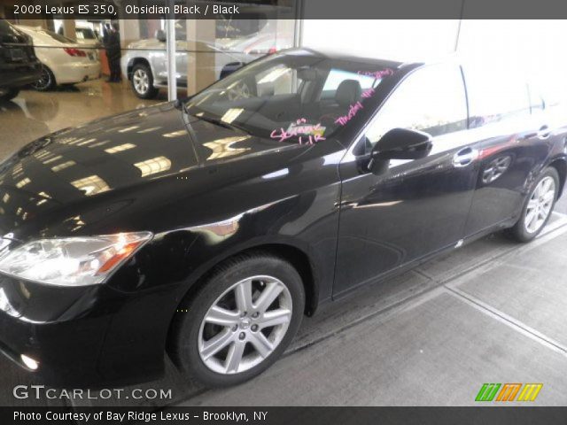 2008 Lexus ES 350 in Obsidian Black