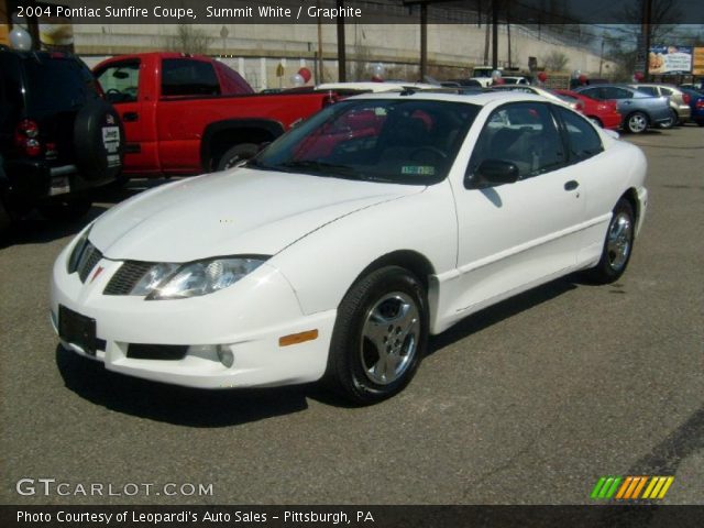 2004 Pontiac Sunfire Coupe in Summit White