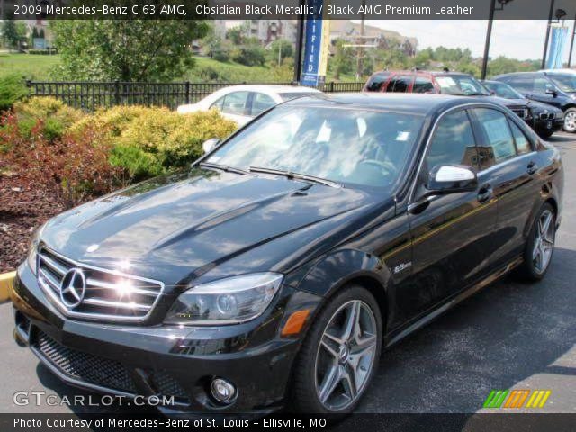2009 Mercedes-Benz C 63 AMG in Obsidian Black Metallic