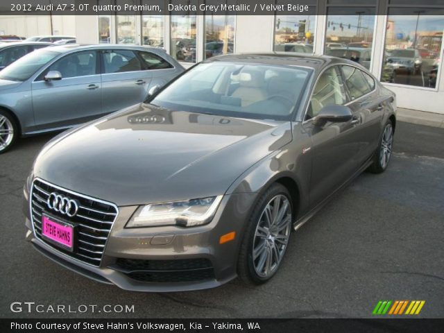 2012 Audi A7 3.0T quattro Premium in Dakota Grey Metallic