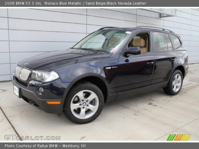 2008 BMW X3 3.0si in Monaco Blue Metallic