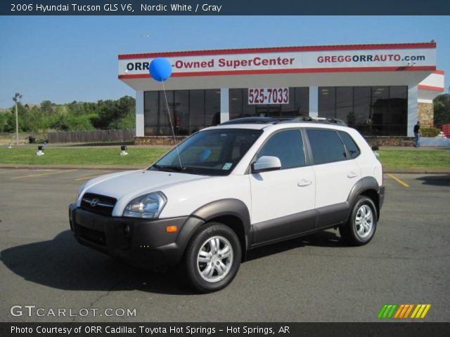 2006 Hyundai Tucson GLS V6 in Nordic White
