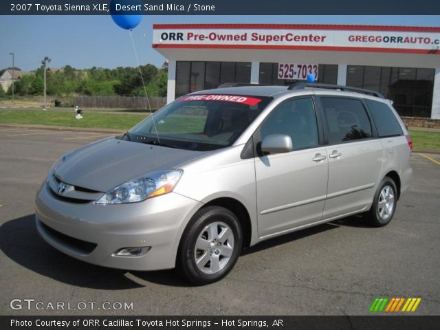 2007 Toyota Sienna XLE in Desert Sand Mica