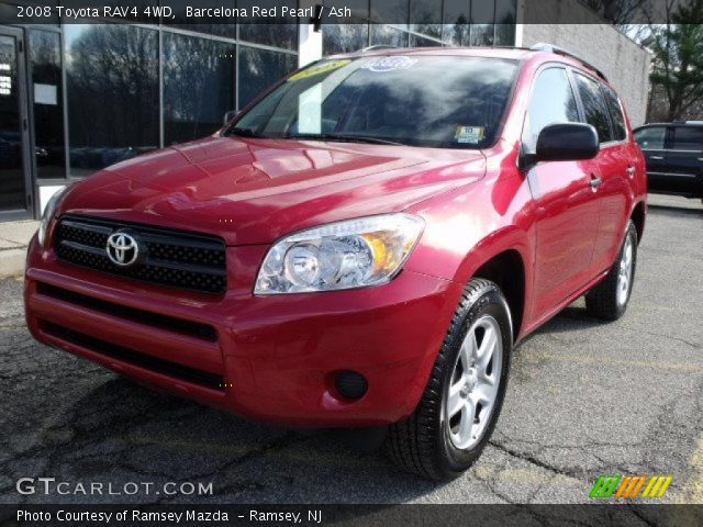 2008 Toyota RAV4 4WD in Barcelona Red Pearl