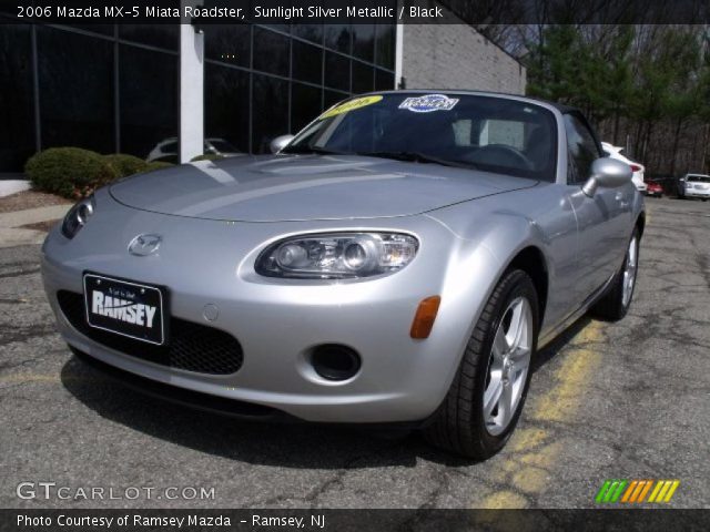 2006 Mazda MX-5 Miata Roadster in Sunlight Silver Metallic