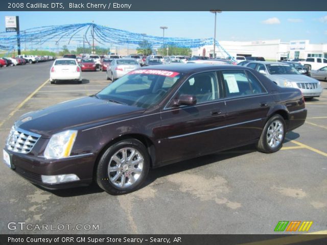 2008 Cadillac DTS  in Black Cherry