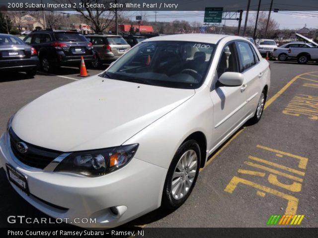 2008 Subaru Impreza 2.5i Sedan in Satin White Pearl