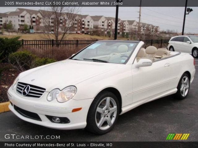 2005 Mercedes-Benz CLK 500 Cabriolet in Alabaster White