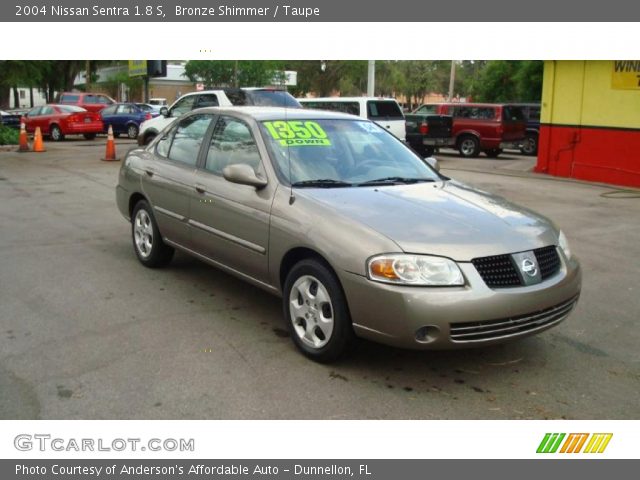 2004 Nissan Sentra 1.8 S in Bronze Shimmer