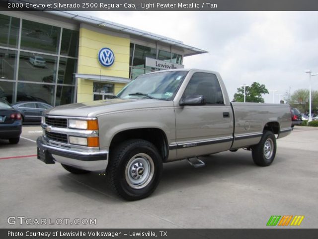 2000 Chevrolet Silverado 2500 Regular Cab in Light Pewter Metallic