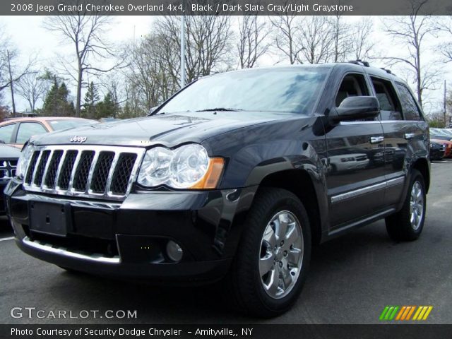 2008 Jeep Grand Cherokee Overland 4x4 in Black