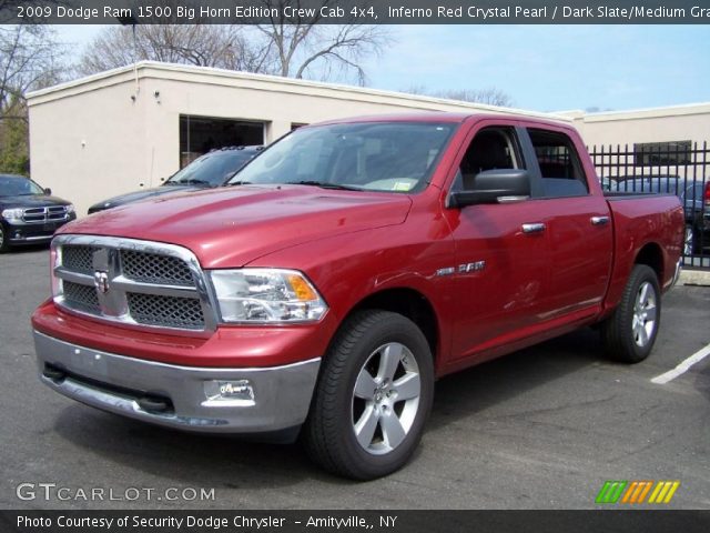 2009 Dodge Ram 1500 Big Horn Edition Crew Cab 4x4 in Inferno Red Crystal Pearl