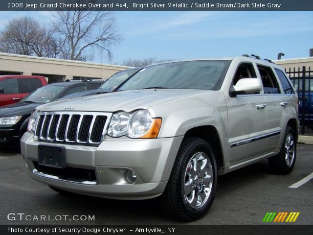 2008 Jeep Grand Cherokee Overland 4x4 in Bright Silver Metallic