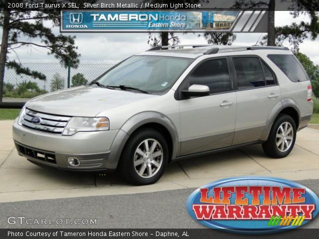2008 Ford Taurus X SEL in Silver Birch Metallic