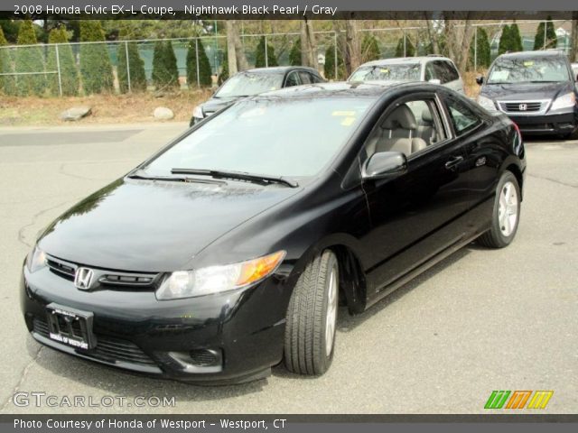 2008 Honda Civic EX-L Coupe in Nighthawk Black Pearl