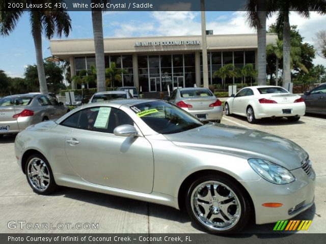 2003 Lexus SC 430 in White Gold Crystal