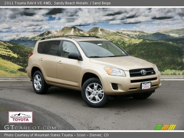 2011 Toyota RAV4 V6 4WD in Sandy Beach Metallic