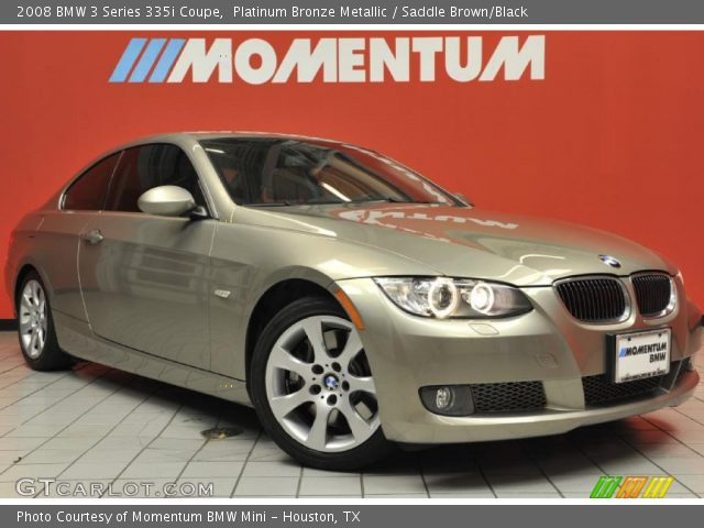 2008 BMW 3 Series 335i Coupe in Platinum Bronze Metallic